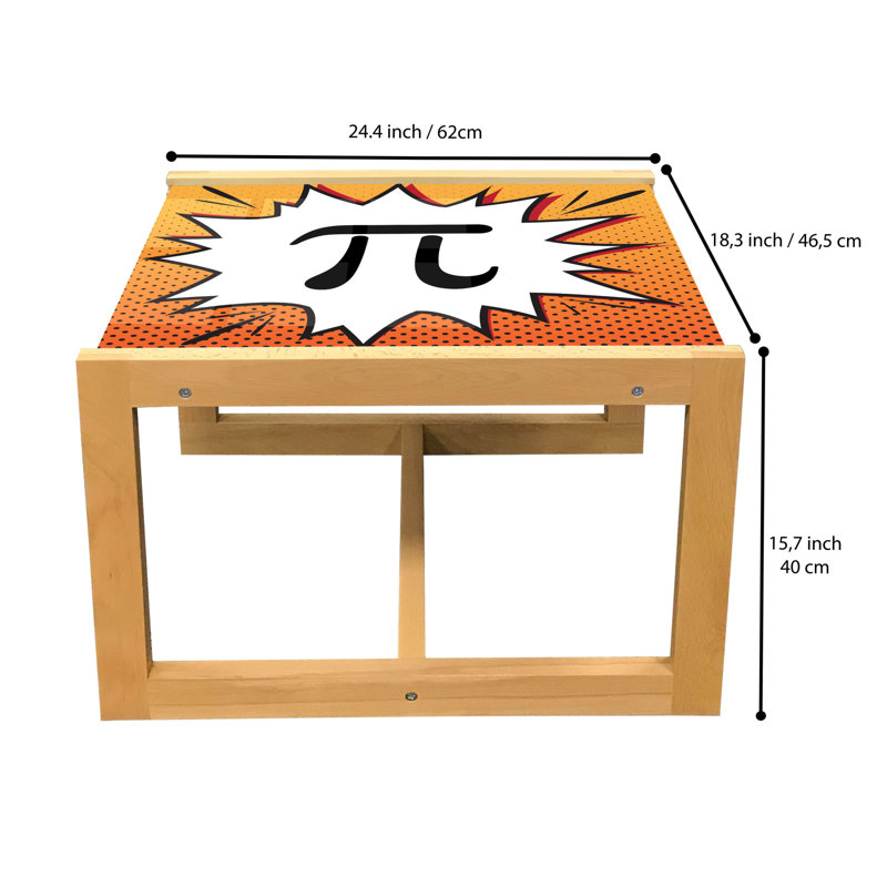 Icie Sled Coffee Table, 40cm H x 46.5cm W x 62cm D