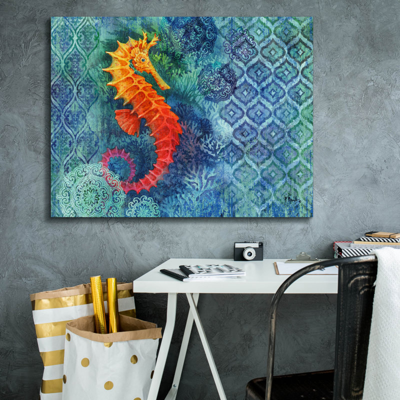 «Seahorse Batik» épique par Paul Brent, «Seahorse Batik» par Paul Brent