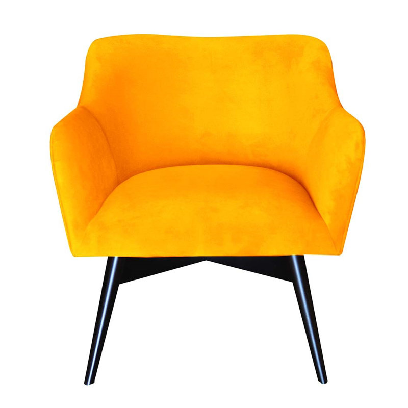 Pepi Upholstered Armchair, Yellow