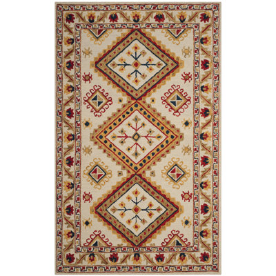 Vahakn Hand Tufted Wool Geometric Rug