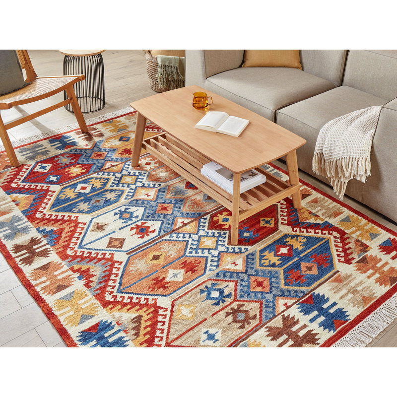Bhismpal Southwestern Wool Hand Woven Area Rug, Rectangle 160 x 230cm