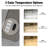4-Light Brushed Nickel Vanity Light with 3 Color Modes  with Clear Glass Shade-69159336-128452530