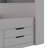 Twin Size Captain Platform Bed Frame With Shelves And Drawers