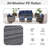 Wicker 5 - Person Patio Conversation Set with Cushions-2002799261