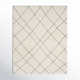Seaton Handmade Wool Black/Cream Rug