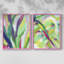 Impression encadrée V-Premium Bright Bright Abstraction - prête à être accrochée - aucun clou requis - aucun clou requis-1510787406-1510787414