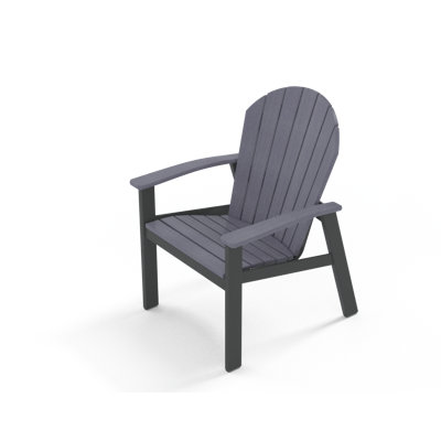 Newport Dining Height Metal Adirondack Chair