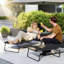 187 cm Long Chaise Lounge Set with Cushions