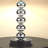 Table Lamp - 2-Piece Modern Sleek Style, Reflective Spheres Design