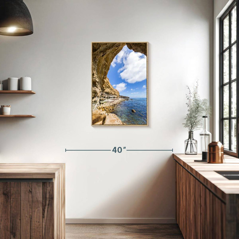 San Diego, San Diego, Cadre flottant en bois naturel, 21 po x 31 po