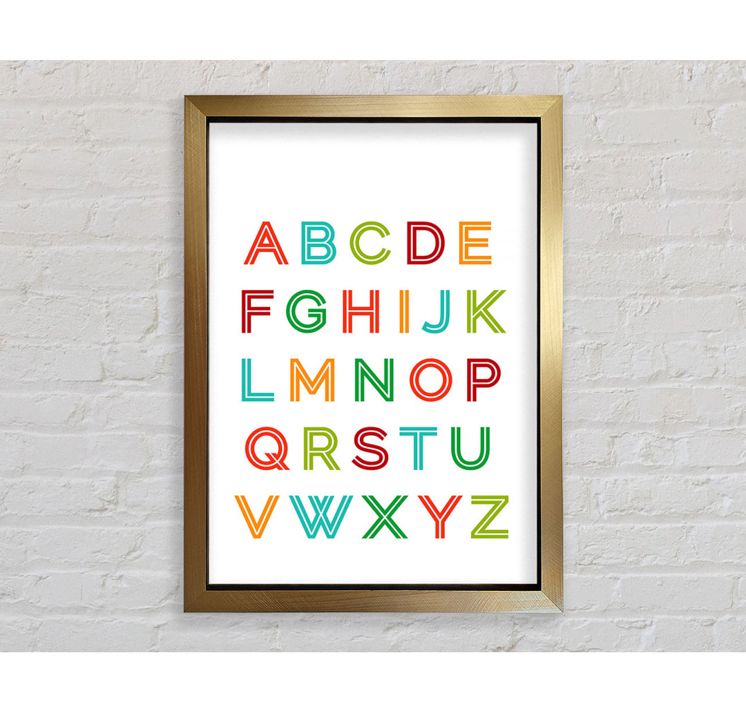 Alphabet Farben - Druck