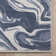  Abstract Harmony Modern Marble Blue Flat-Weave Area Rug