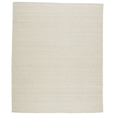 Jaipur Living Caldara LEO06 Handmade Solid Ivory Area Rug (6'x9')