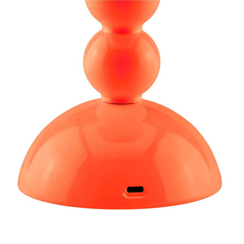 Bobbin LED Table Lamp, Orange