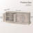 Manufactured Wood and Metal Sideboard with Adjustable Shelves 