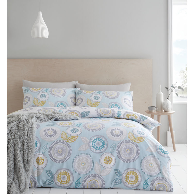Anja Duvet Cover Set, 220 x 230cm Duvet Cover + 2 Standard Pillowcases