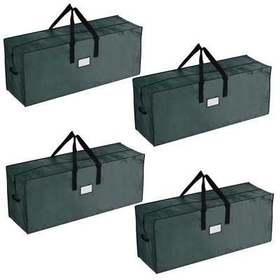 Ensemble de 4 sacs de rangement pour sapin de Noël Elf Stor