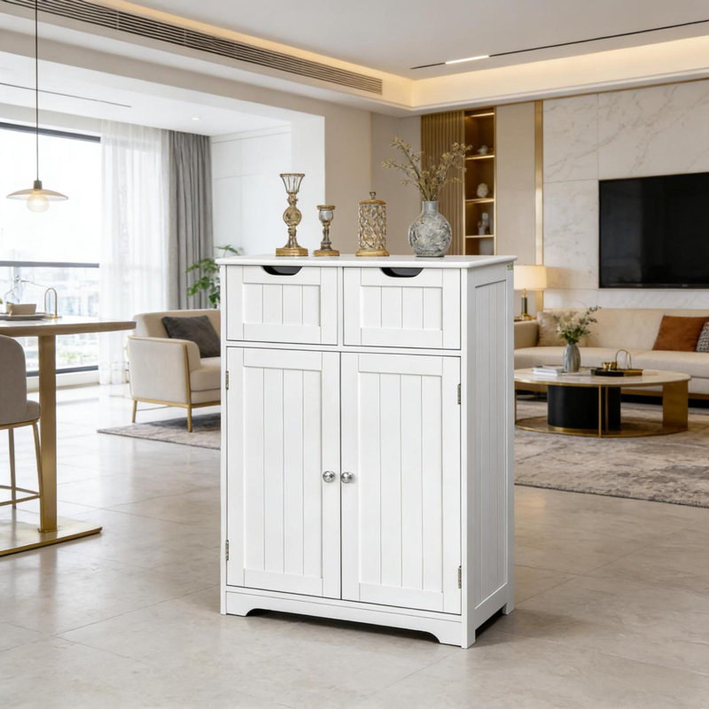 Armoire de plancher surélevée, armoire de rangement moderne