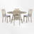 Drida Extendable Dining Set-1527596559-1527596556