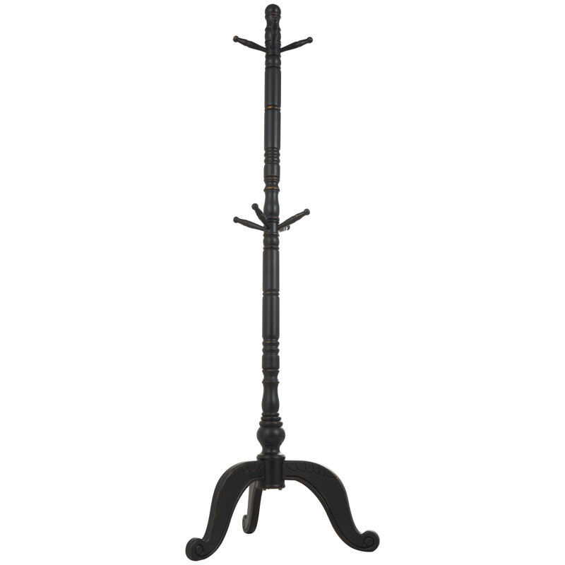 Blasien Freestanding Coat Rack, Black