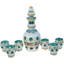 7 - Piece Crystal Shot Glass / Shooter Set