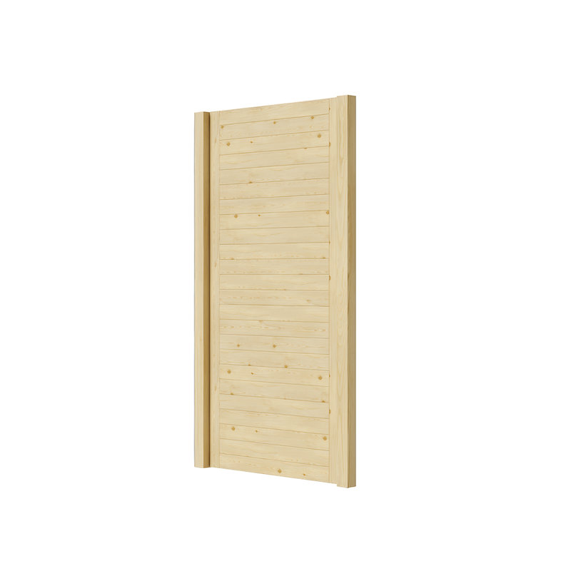 Wooden Garden Gate with Door Latch