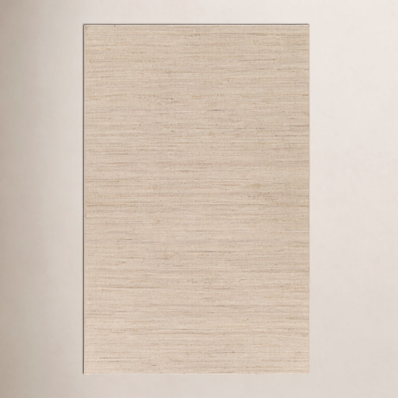 Yoan Jolie Jute Brown Area Rug, Rectangle 5' x 7'6"