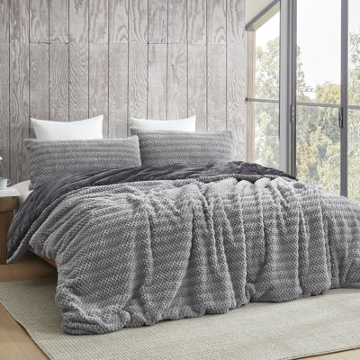 What If Pebbles Were Soft - Coma Inducer Comforter Set - Gray