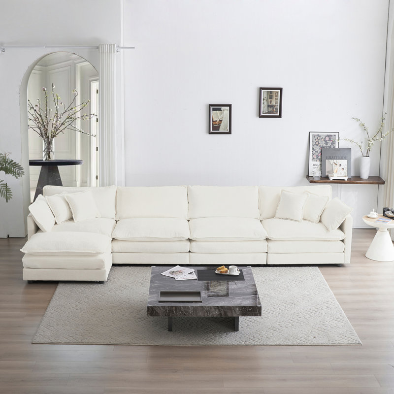Chenille Modular Sectional Sofa