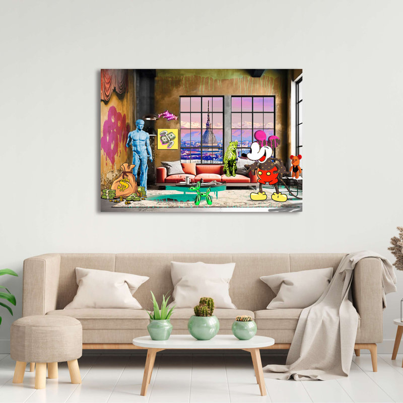 Wrapped Canvas Print: Gerard Madau, Surrealofts: Turin, 60cm H x 80cm W