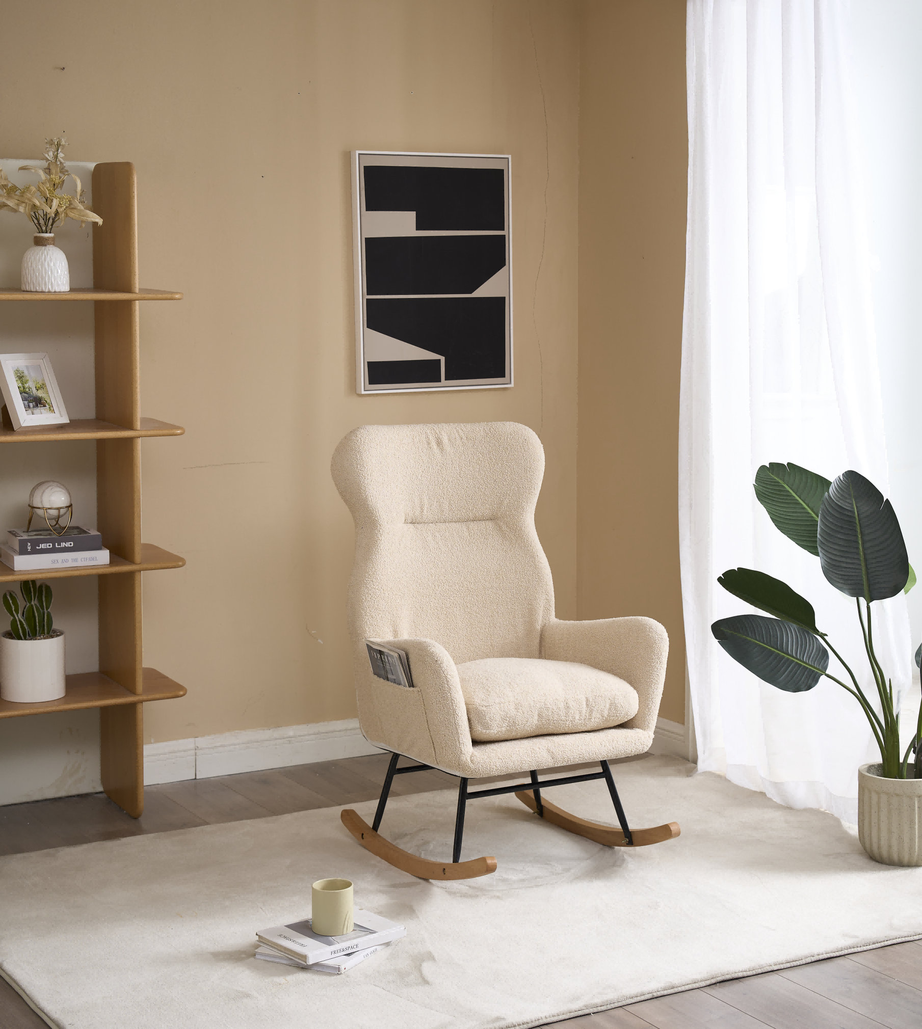 Keta Upholstered Rocking Chair