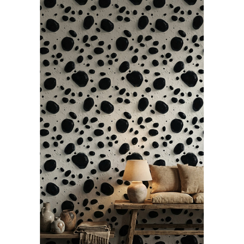 Papier peint sur fond blanc