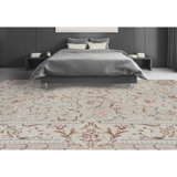 Hand-Knotted High-Quality Beige Area Rug