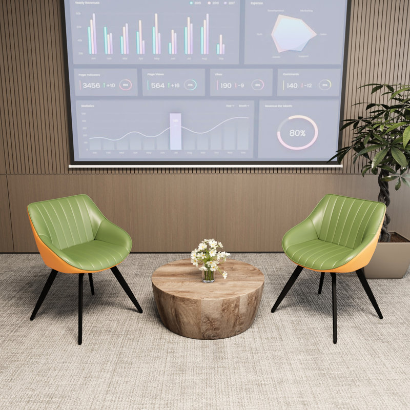 Table ronde d'inspiration médiévale de 29,53 po et 2 chaises moelleuses en polyuréthane, mobilier multifonctionnel pour salle familiale