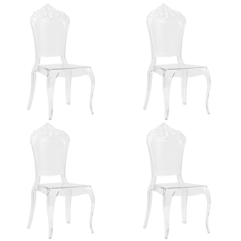 Draveil Patio Dining Side Chair, White