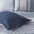 7 Piece Jacquard Comforter Set Navy