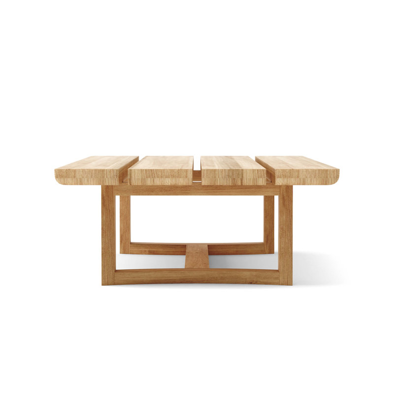 Catania Outdoor 4 - Piece Teak Conversation Set, Gray
