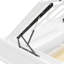 Lit superposé simple avec tiroirs, garde-robe, tablettes de rangement et lit hydraulique, blanc-1132075634