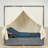 57.62" Wicker Outdoor Patio Daybed-732955761