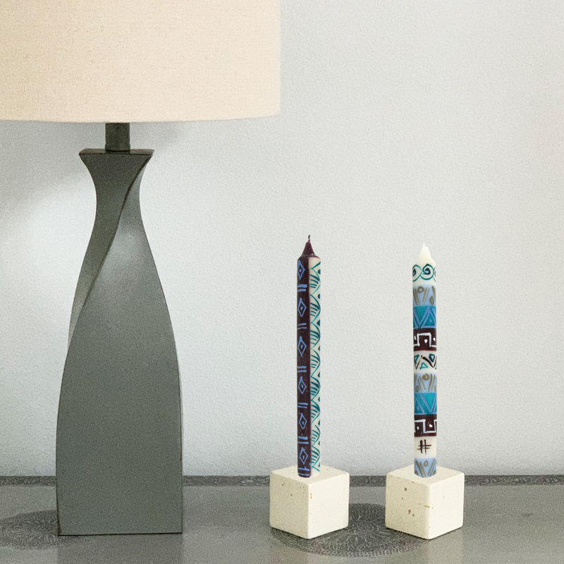 Unscented Taper Candle