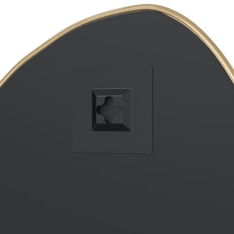 Herwart Novelty Wall Mirror, 23.6" x 19.7", Gold