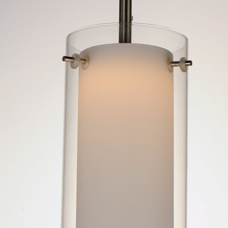 Ahriella 1 - Light LED Single Pendant, Satin Nickel