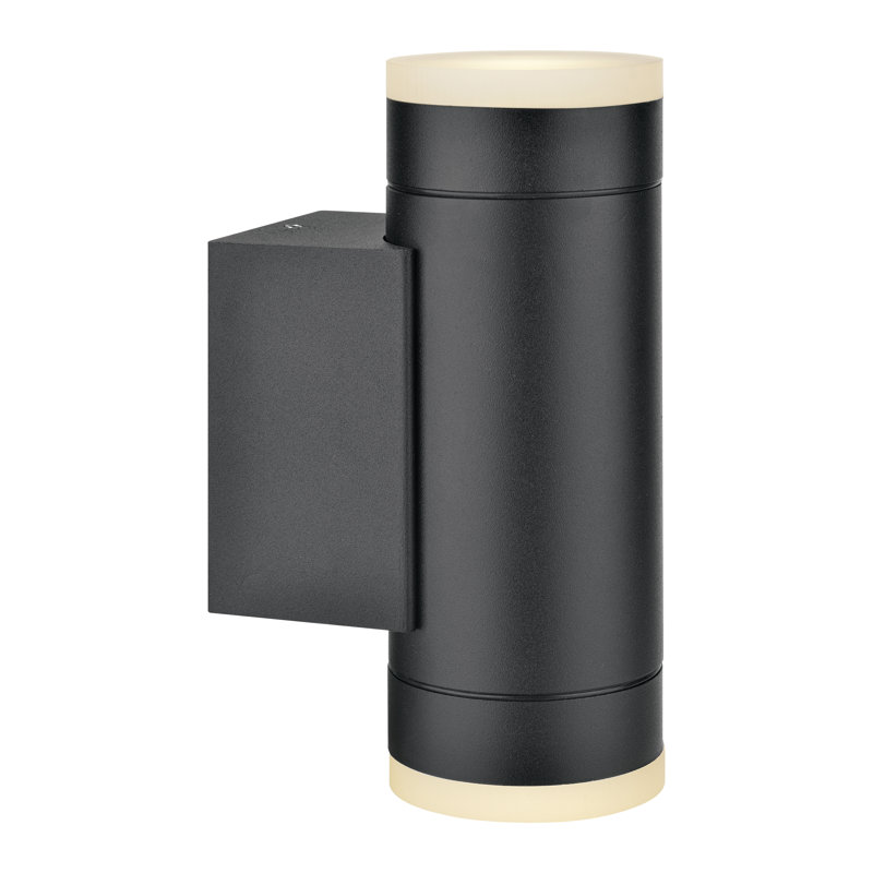 Catrinel 2 - Bulb Integrated LED Outdoor Armed Sconce, Black