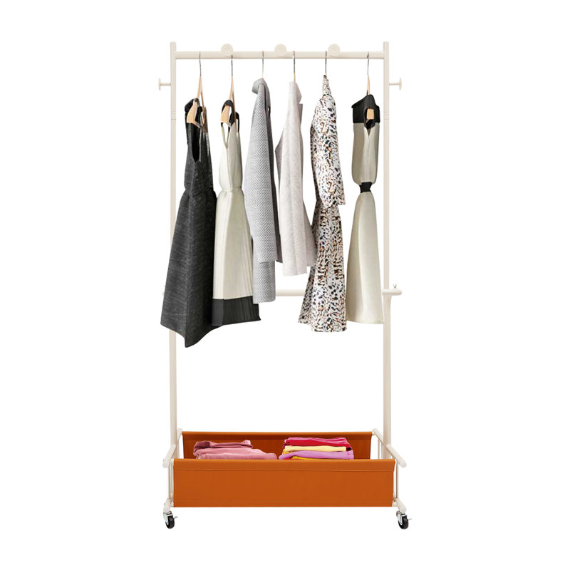 31.5'' W Metal Rolling Clothing Rack