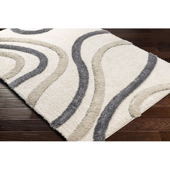 Orren Ellis Gray Rug | Wayfair