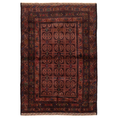 Teimani Copper Rug 4'3" x 6'3"