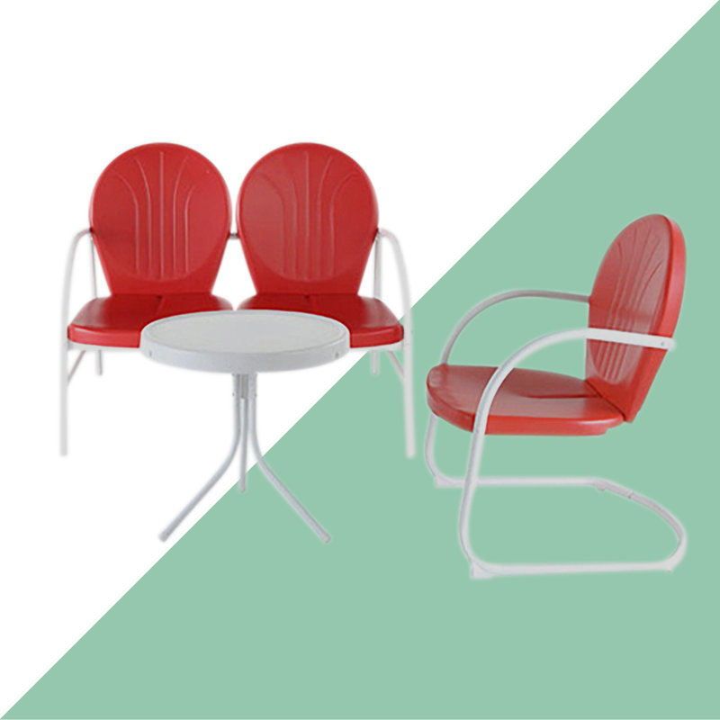 Burley Lounge Seating Group, Red