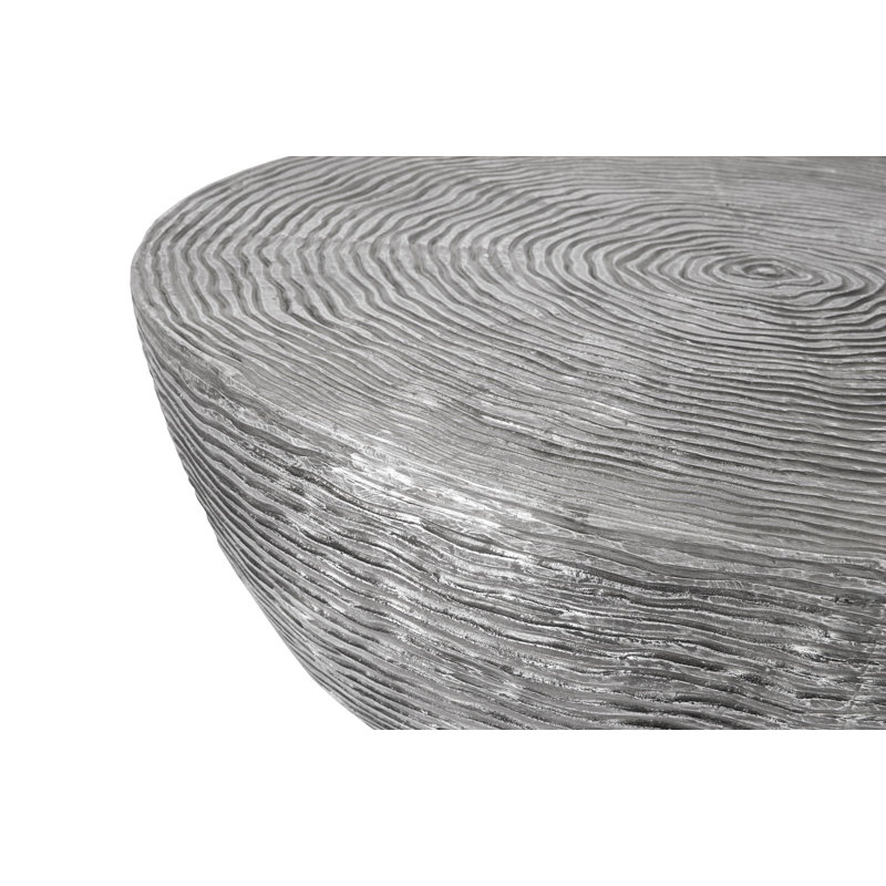 Ripple Solid Coffee Table, Gray