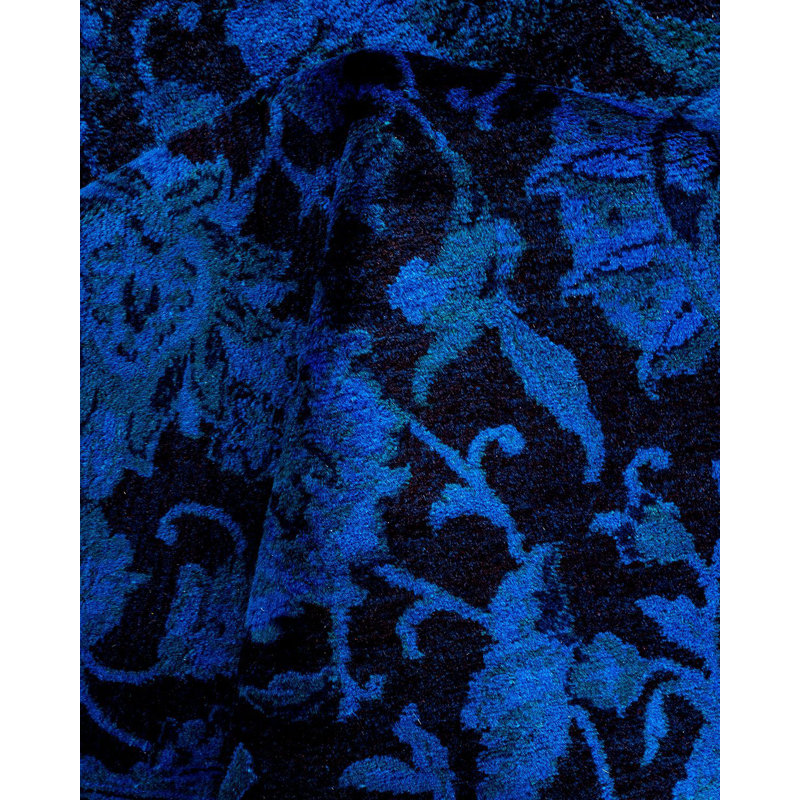Fine Vibrance One-of-a-Kind 4'2" X 6'2" Hand Knotted Area Rug
