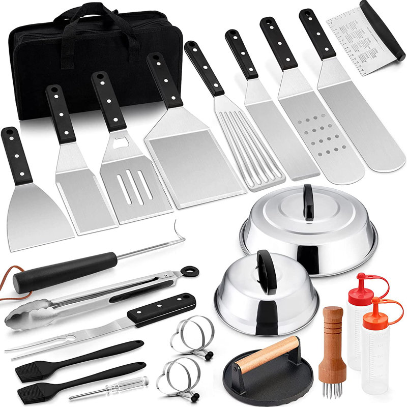 Accessoires de barbecue, Argent / noir